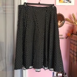 Torrid Polka Dot Retro Skirt NWT